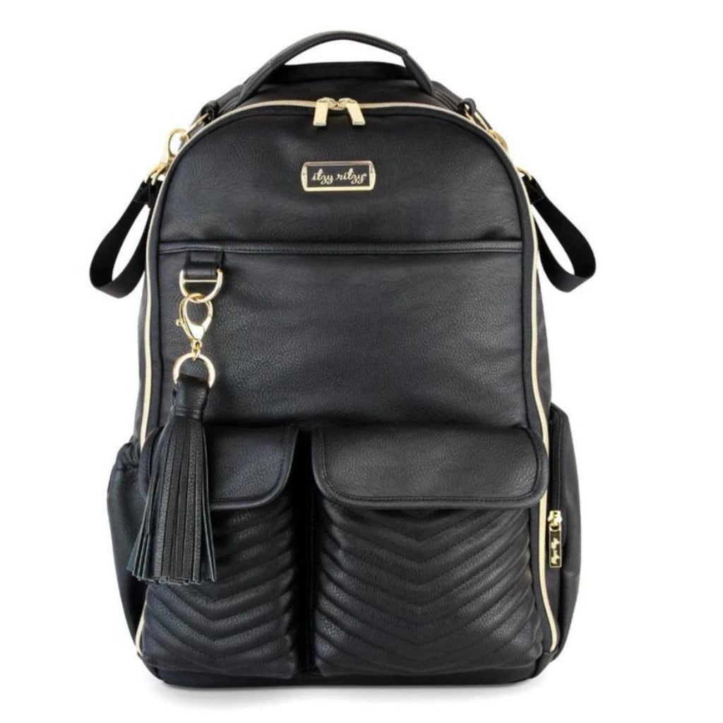 Itzy Ritzy - Diaper Bag Mini Backpack, Black