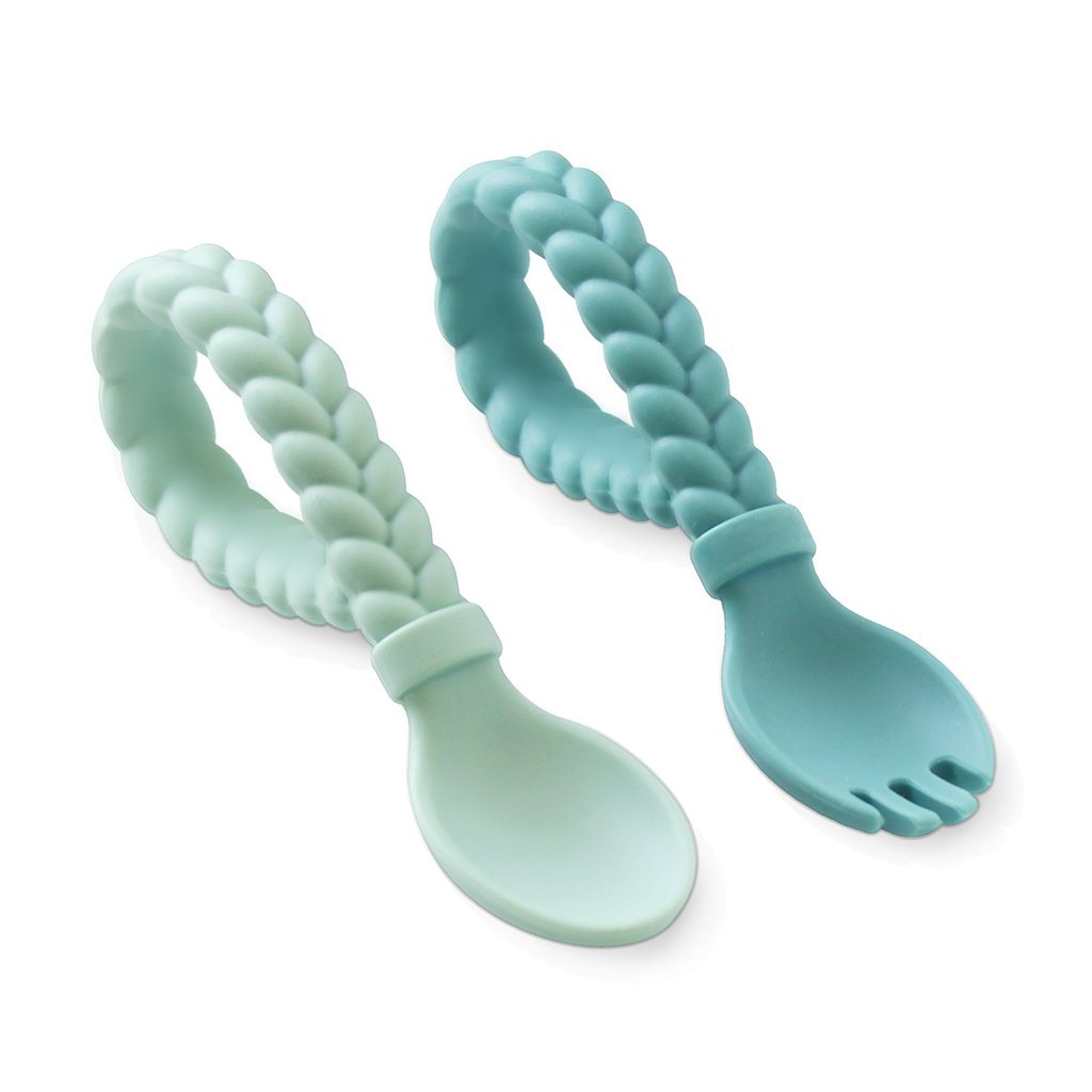 Baby Spoons Eco-friendly and Food Grade Silicone Baby Gifts 