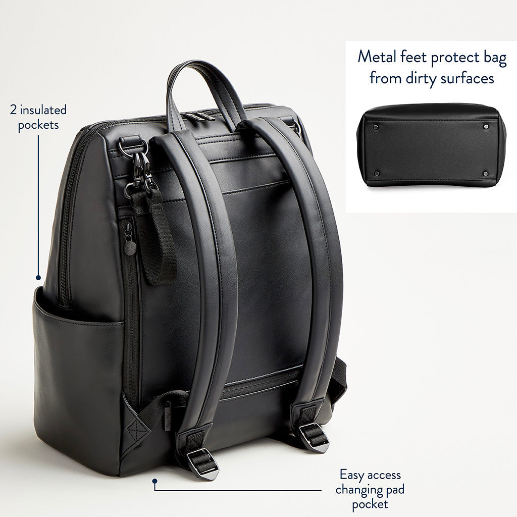 Itzy Ritzy Eras Backpack™ Diaper Bag - Black