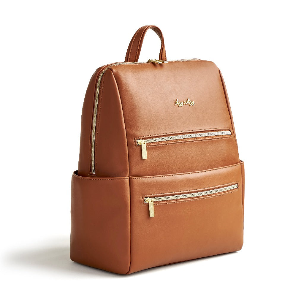 Itzy Ritzy Eras Backpack™ Diaper Bag - Cognac