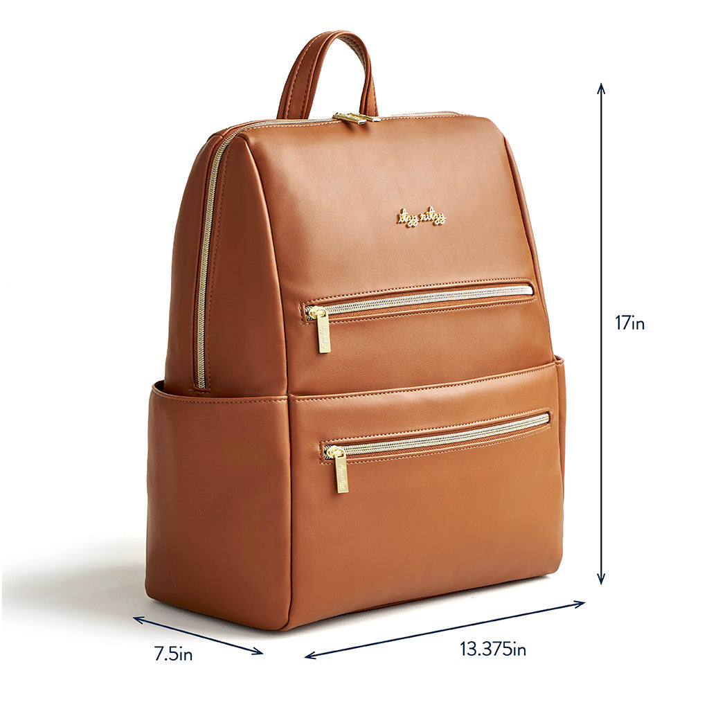 Itzy Ritzy Eras Backpack™ Diaper Bag - Cognac