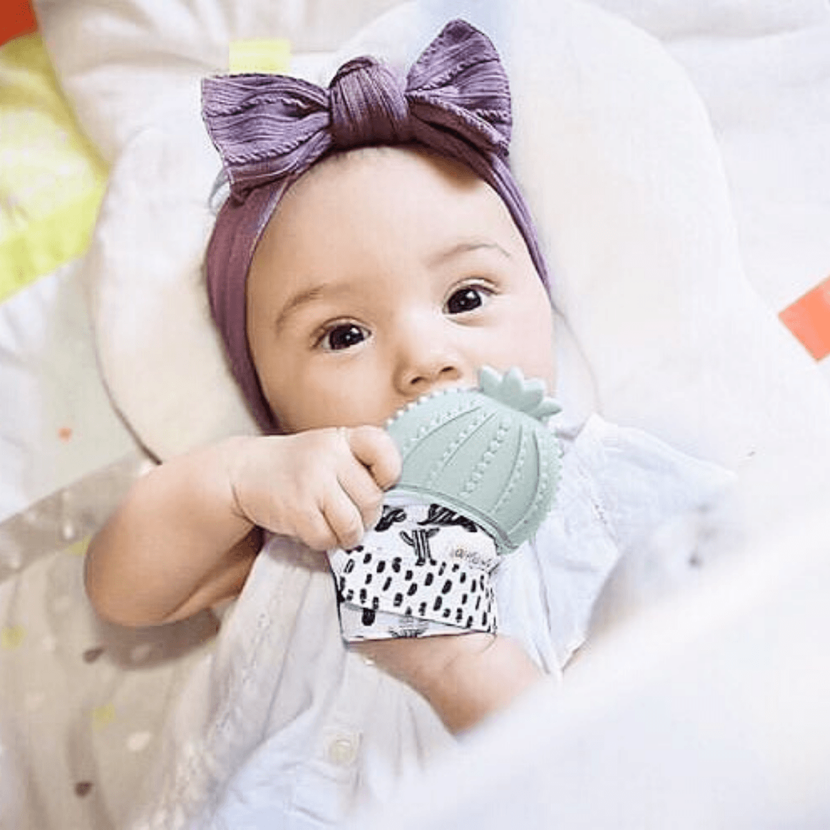 Itzy Mitt™ Teething Mitts Teething Mitt ItzyRitzy Cactus Mitt