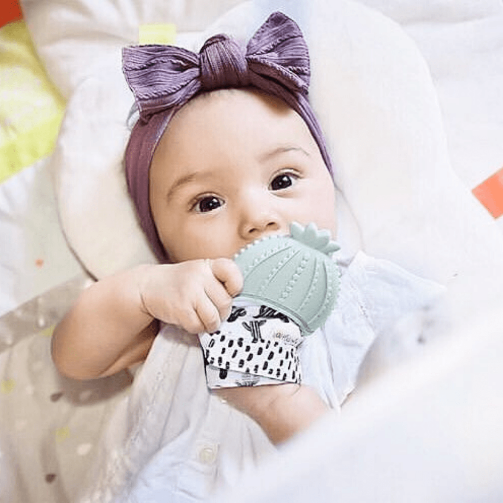 Itzy Mitt™ Teething Mitts Teething Mitt ItzyRitzy - Cactus