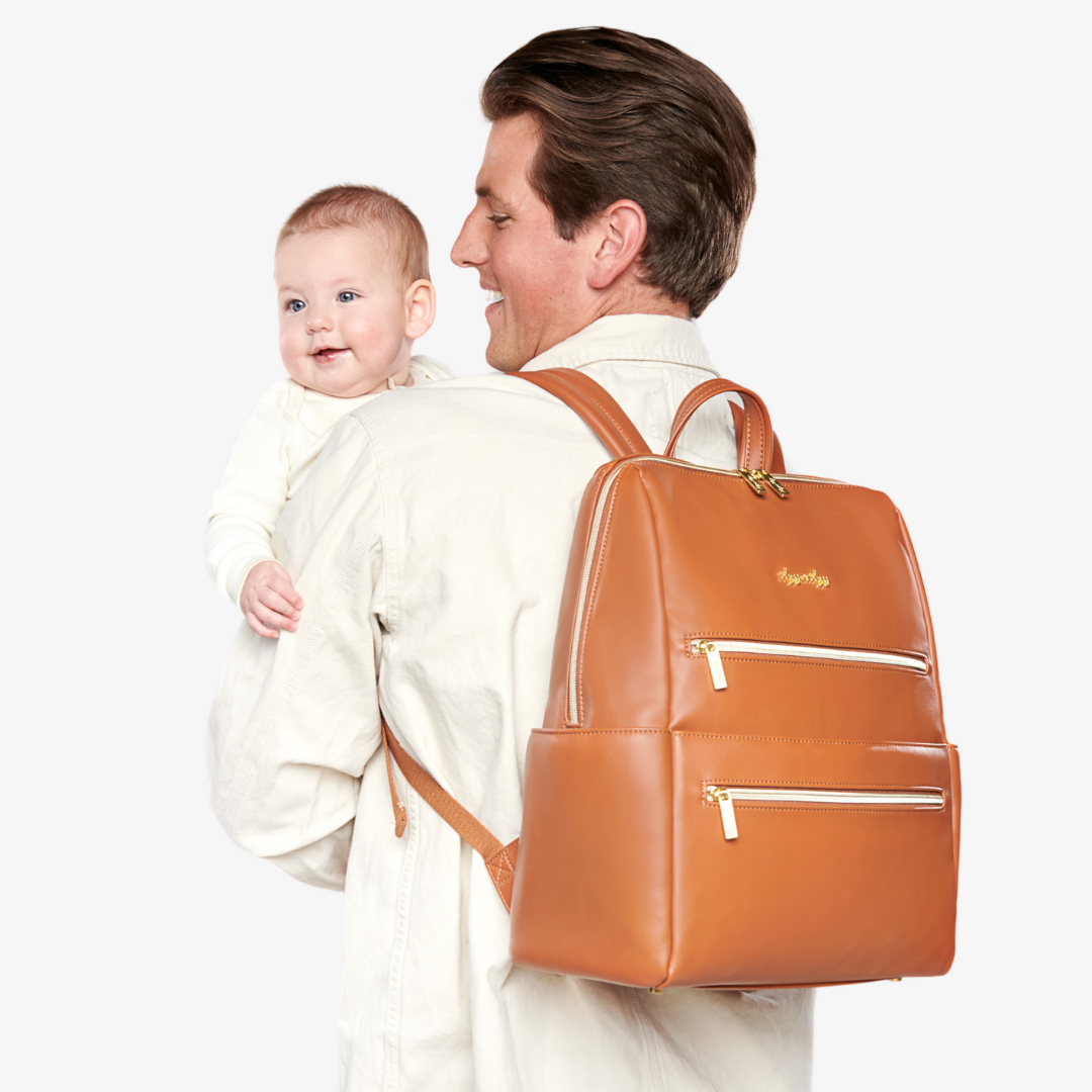 Itzy Ritzy Eras Backpack™ Diaper Bag - Cognac