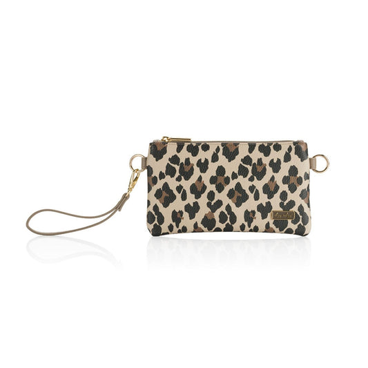 Boss Pouch™ Wallet, Belt Bag and Clutch Diaper Bag Accessory Itzy Ritzy Leopard 