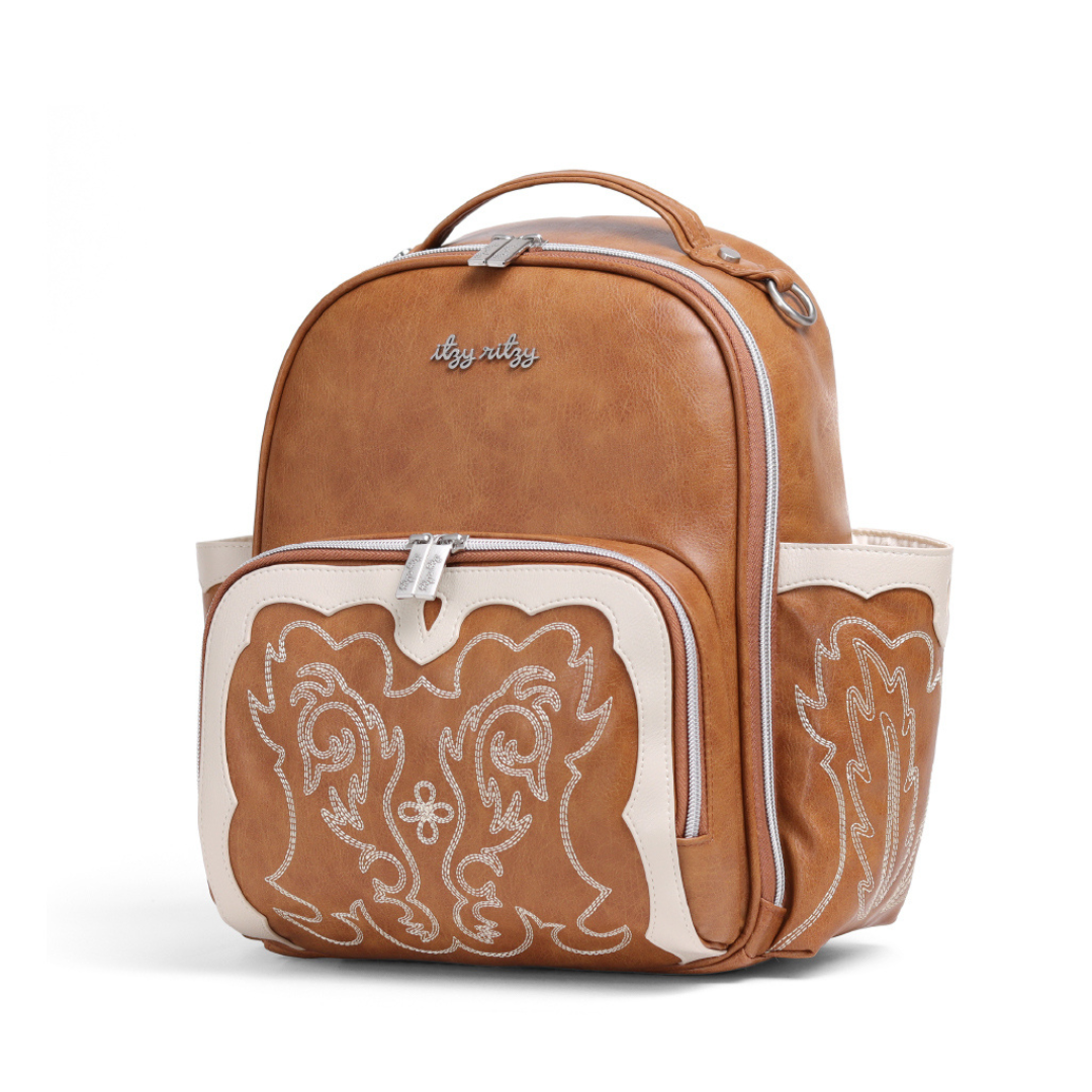 Itzy Mini Plus™ Western Diaper Bag - Saddle