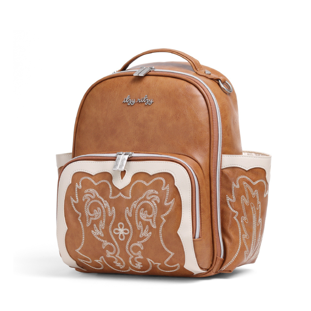 Itzy Mini Plus™ Western Diaper Bag - Saddle (extra)