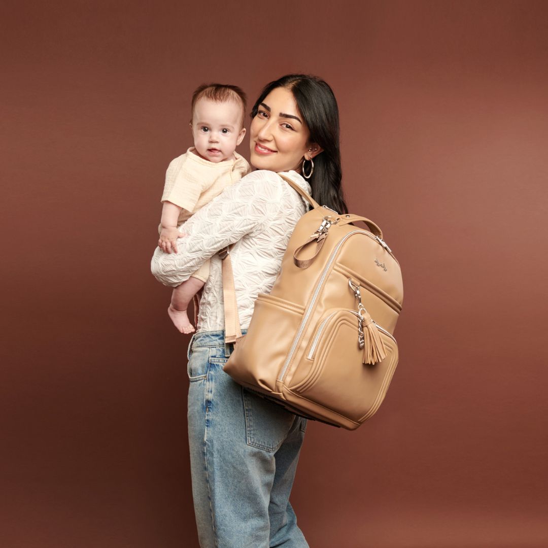 Boss Plus™ Large Diaper Bag Backpack Chai