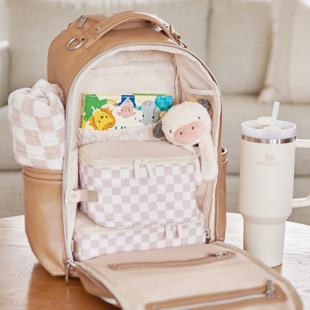 Boss Plus™ Large Diaper Bag Backpack Chai