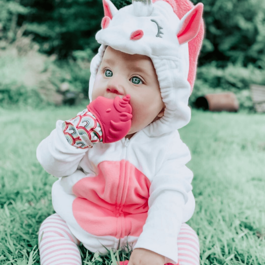 Itzy Mitt™ Teething Mitts Teething Mitt ItzyRitzy Unicorn