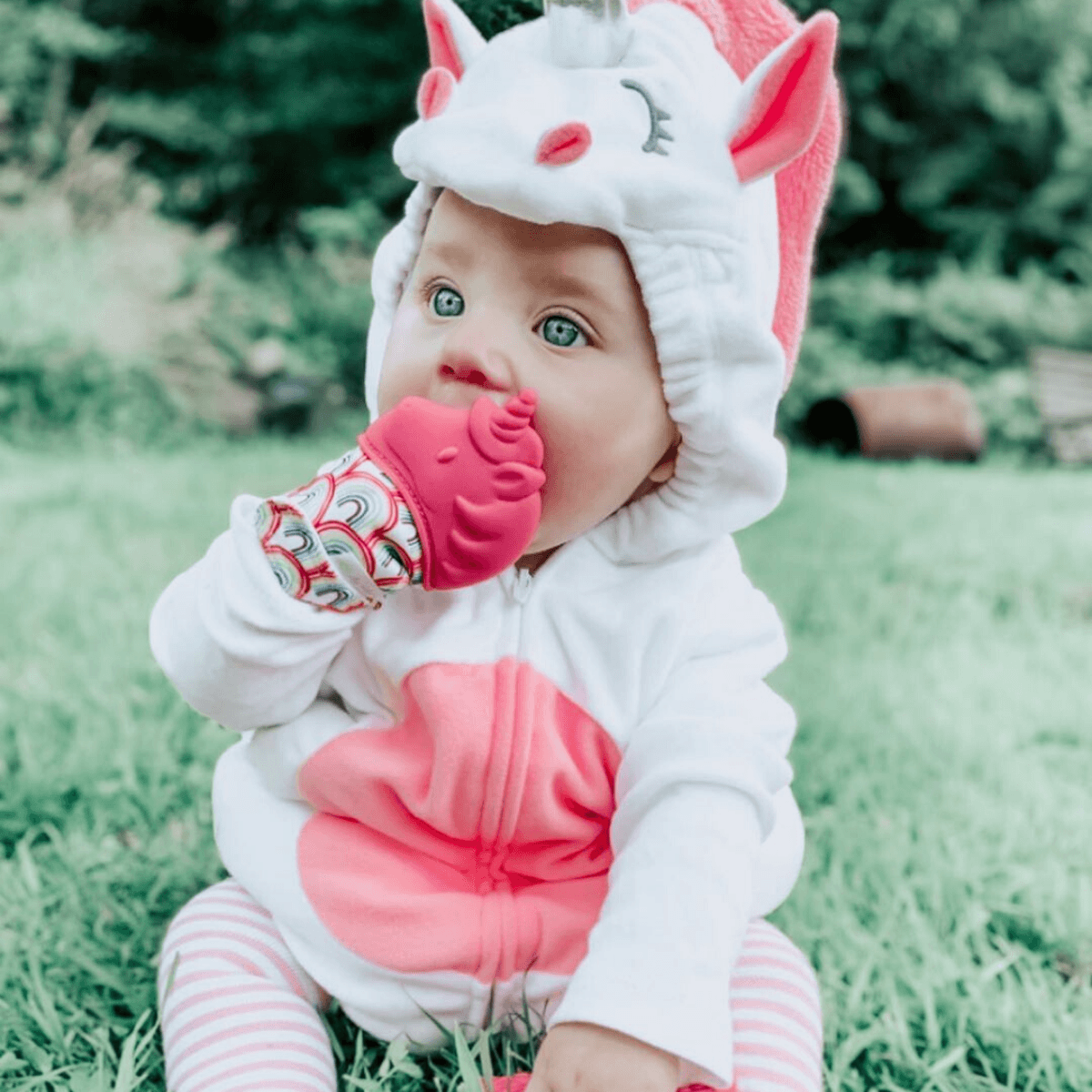 Itzy Mitt™ Teething Mitts Teething Mitt ItzyRitzy Unicorn Mitt