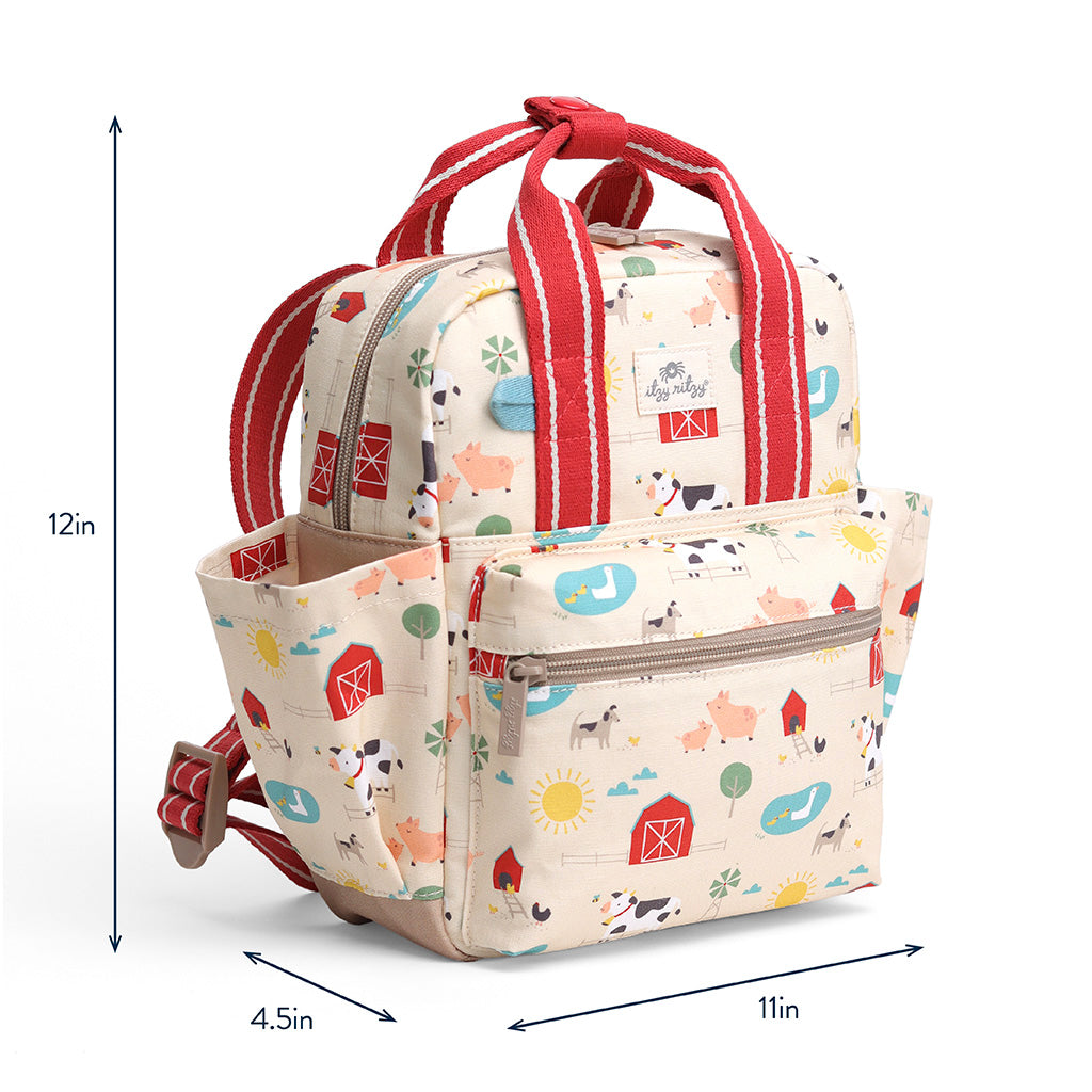 Itzy Bitzy Bag Toddler Backpack - Farm Friends