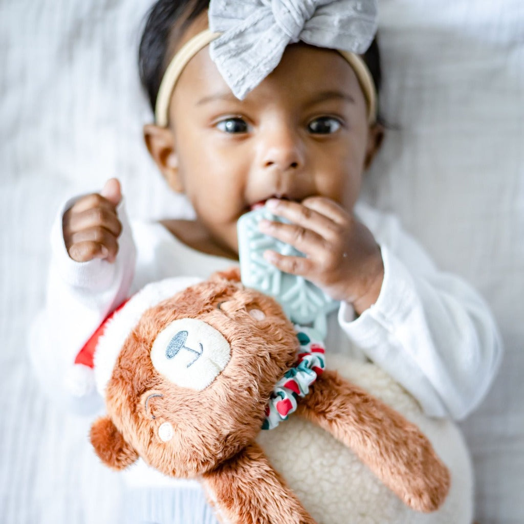 Holiday Itzy Lovey™ Plush and Teether Toy Toy Itzy Ritzy - Cocoa the Bear