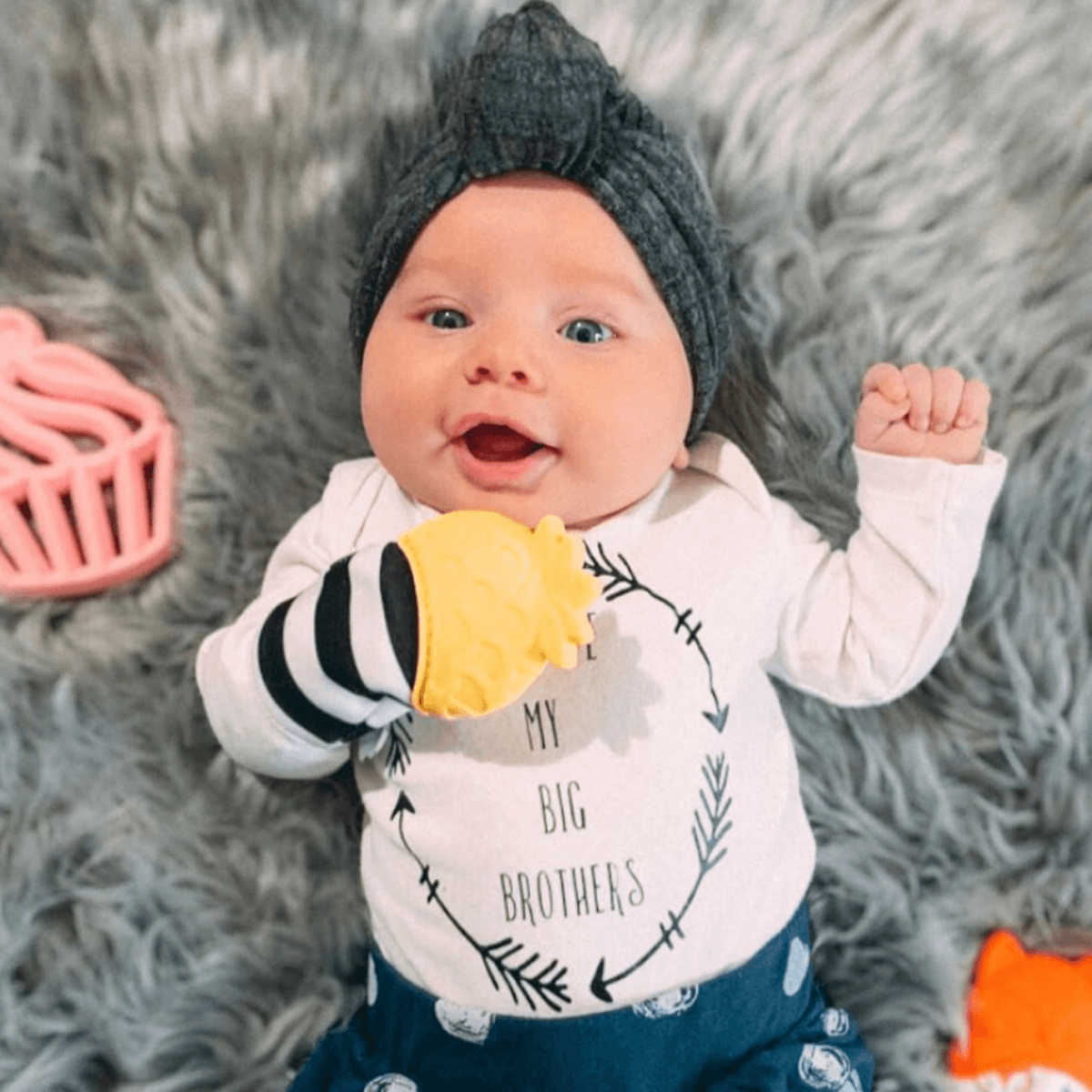 Itzy Mitt™ Teething Mitts Teething Mitt ItzyRitzy Pineapple Mitt