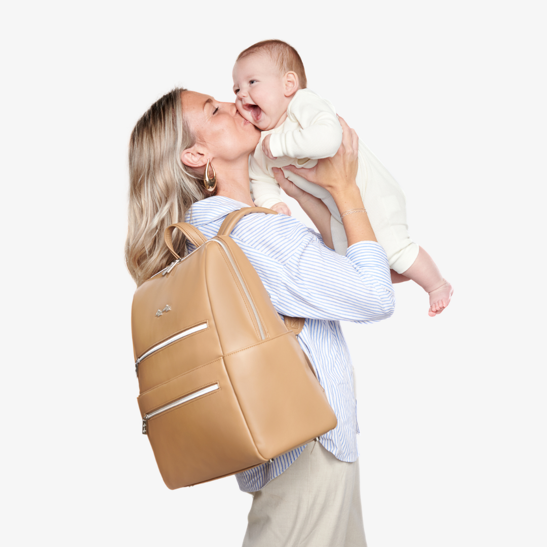 Itzy Ritzy Eras Backpack™ Diaper Bag - Chai Latte