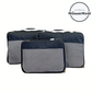 Pack Like A Boss™ - Packing Cubes Large Set Storage Itzy Ritzy Black & Gold