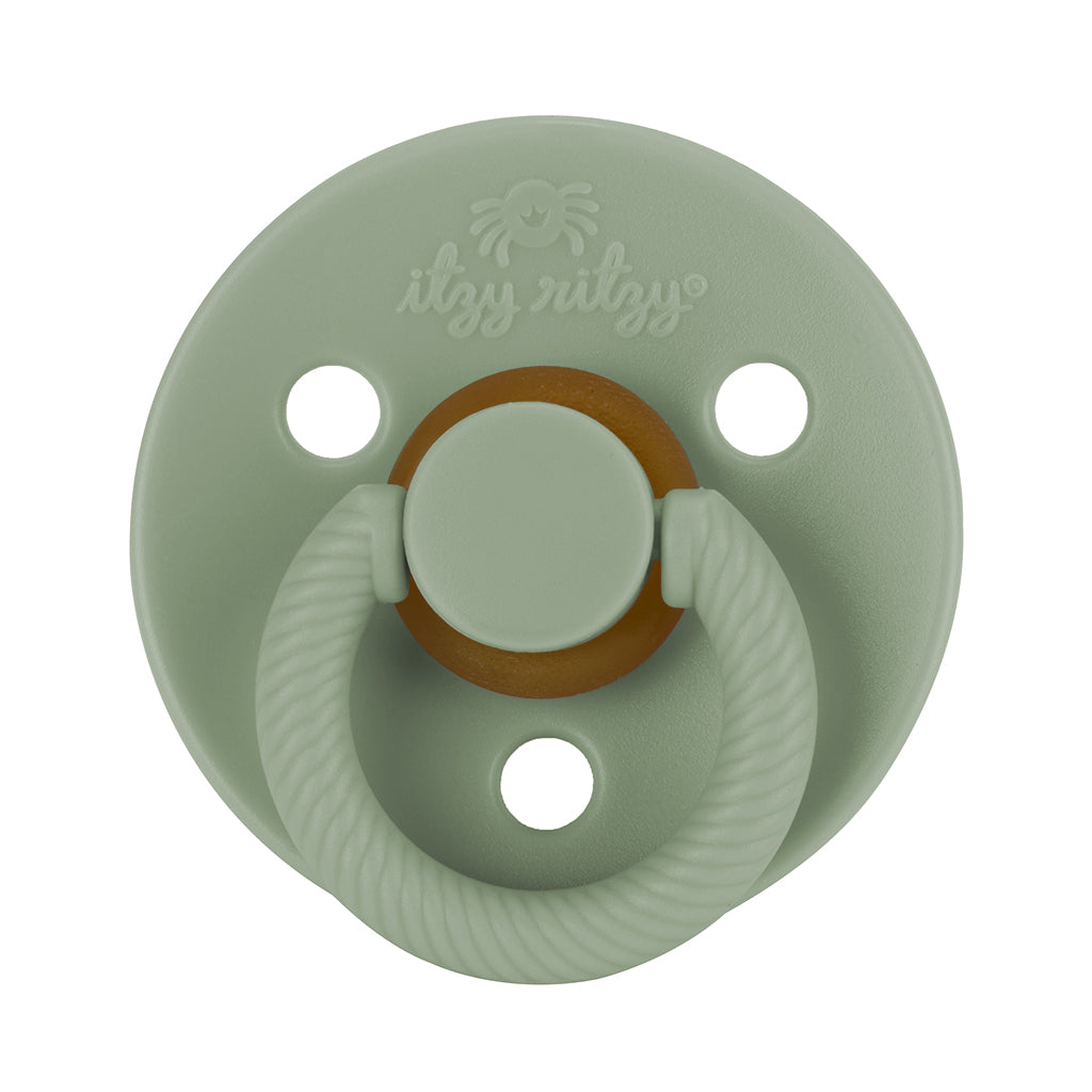Itzy Soother™ Natural Rubber Pacifier - 0-6M  Succulent & Agave