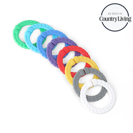 Bitzy Bespoke™ Ritzy Rings Linking Ring Set Toy Itzy Ritzy  Primary Rainbow