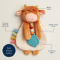 Itzy Lovey™ Plush and Teether Toy Wyatt the Highland Cow