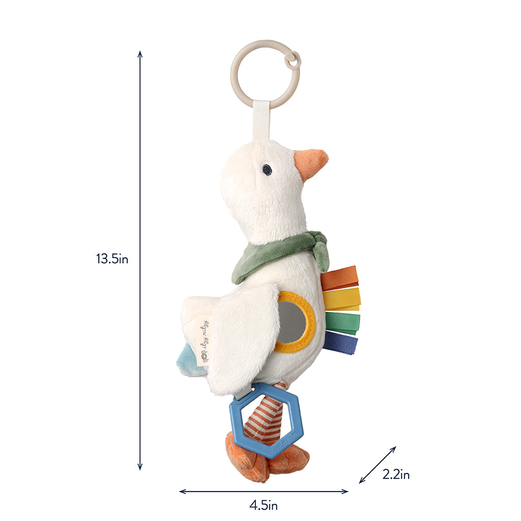 Bitzy Traveler™ Developmental Sensory Gracie the Goose