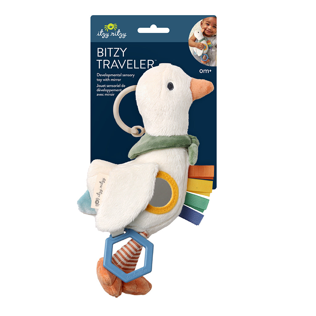 Bitzy Traveler™ Developmental Sensory Gracie the Goose