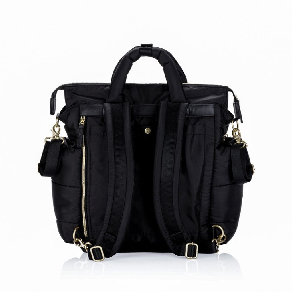 Black Convertible Diaper Bag  Diaper Bag Backpack, Easily