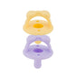 Sweetie Soother™ - Pacifier 2-Pack Pacifiers & Loveys Itzy Ritzy Daffodil and Purple Diamond Bows