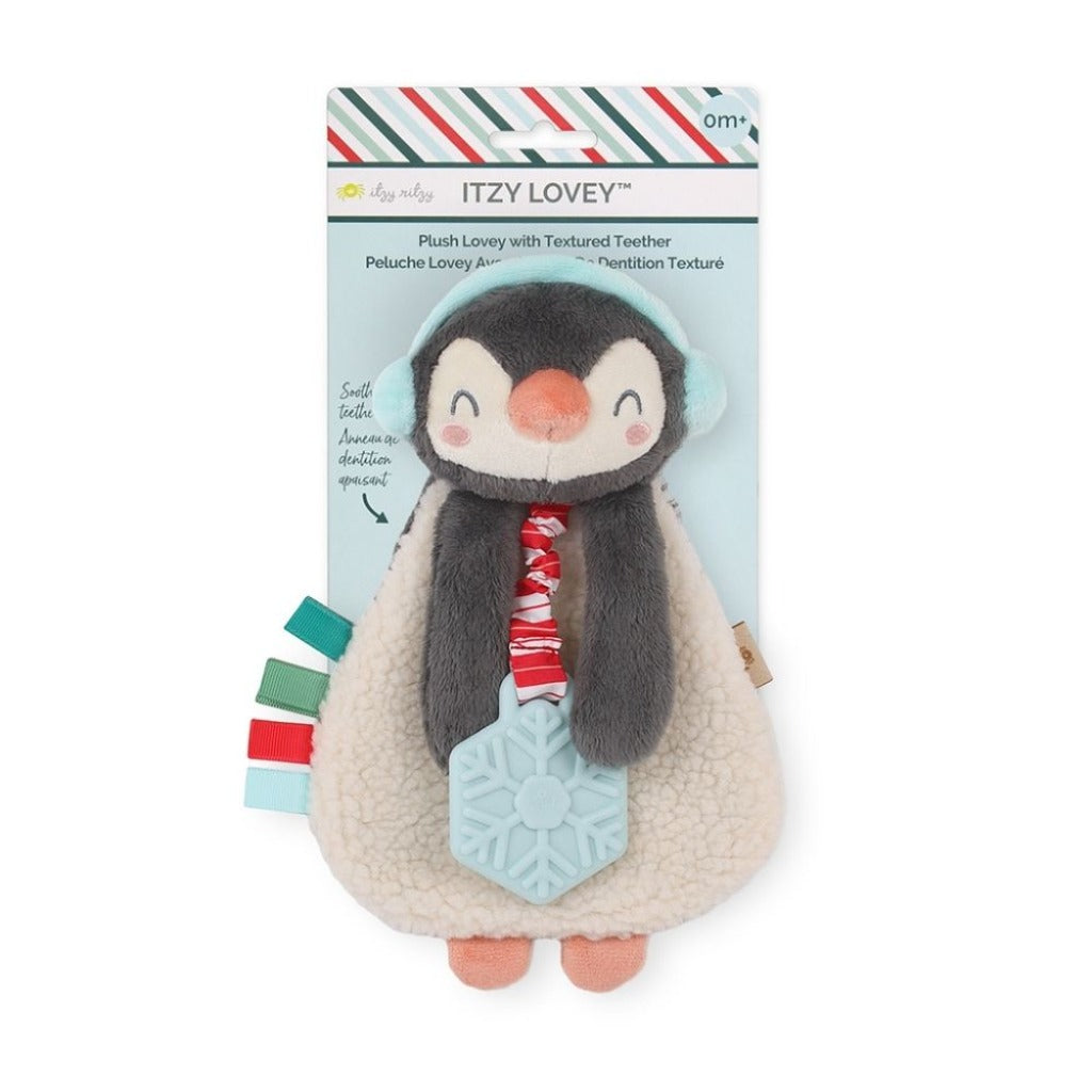 Holiday Itzy Lovey™ Plush and Teether Toy Toy Itzy Ritzy - North the Penguin 