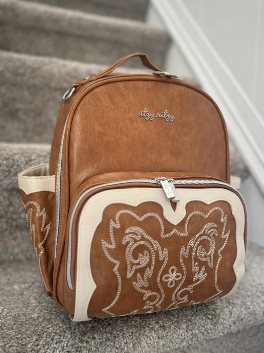 Itzy Mini Plus™ Western Diaper Bag - Saddle