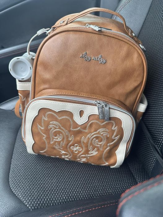 Itzy Mini Plus™ Western Diaper Bag - Saddle