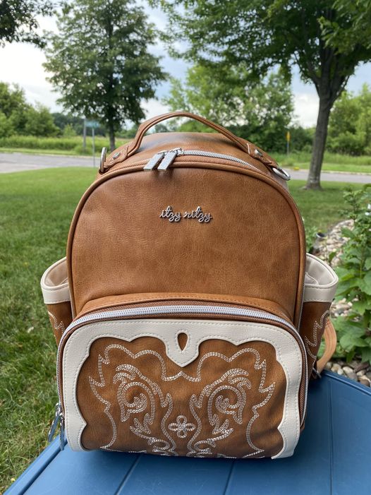 Itzy Mini Plus™ Western Diaper Bag - Saddle