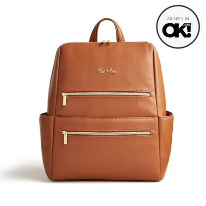 Itzy Ritzy Eras Backpack™ Diaper Bag - Cognac