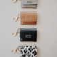 Itzy Mini Wallet™ Card Holder and Key Chain Charm Diaper Bag Accessory Itzy Ritzy Black Cognac Taupe Leopard