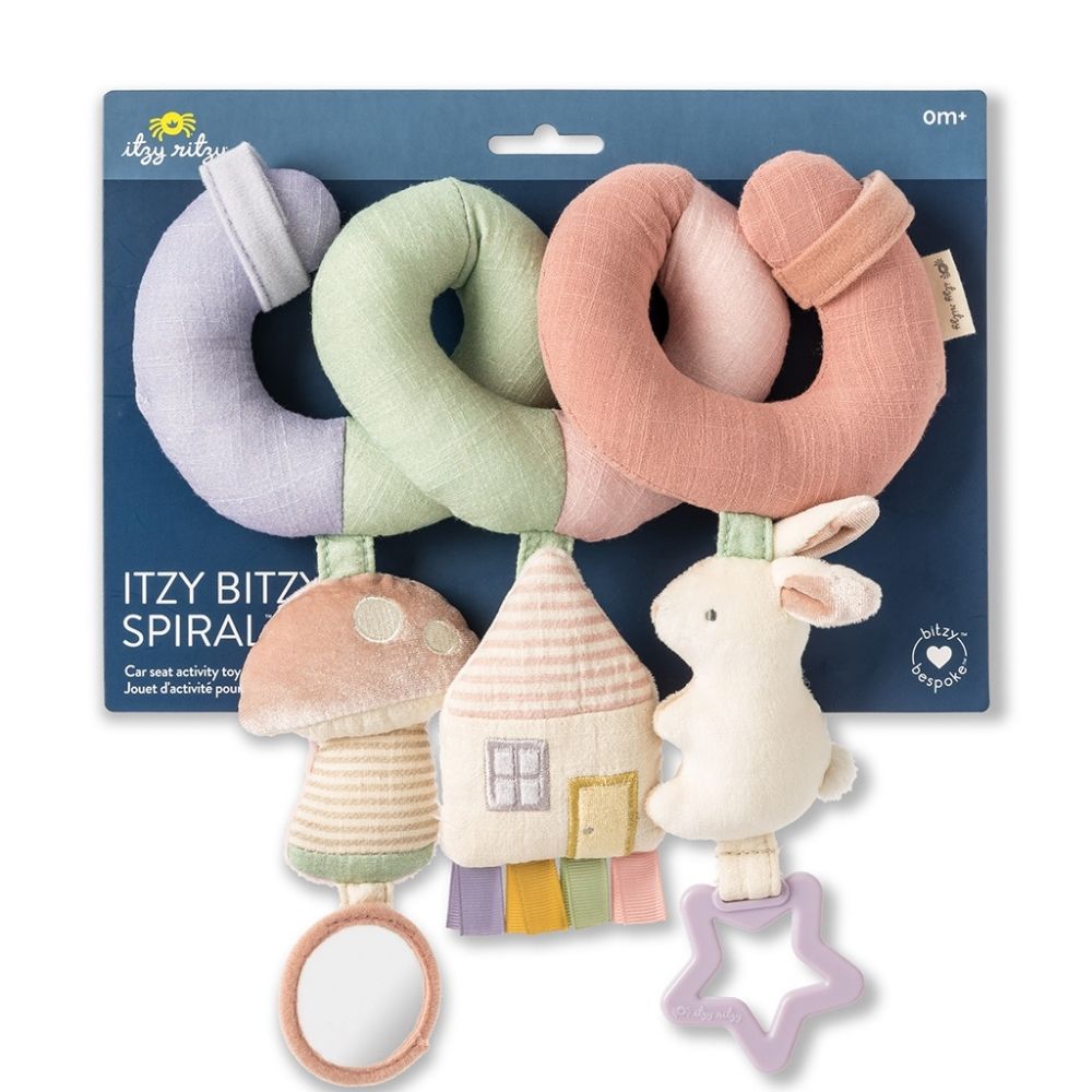 Bitzy Bespoke™ Itzy Bitzy Spiral Car Seat Activity Toy Toy Itzy Ritzy Pastel