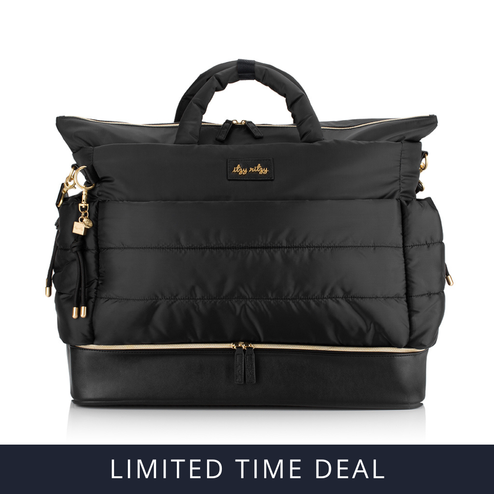 Dream Weekender™ Diaper Bag Itzy Ritzy Midnight Black