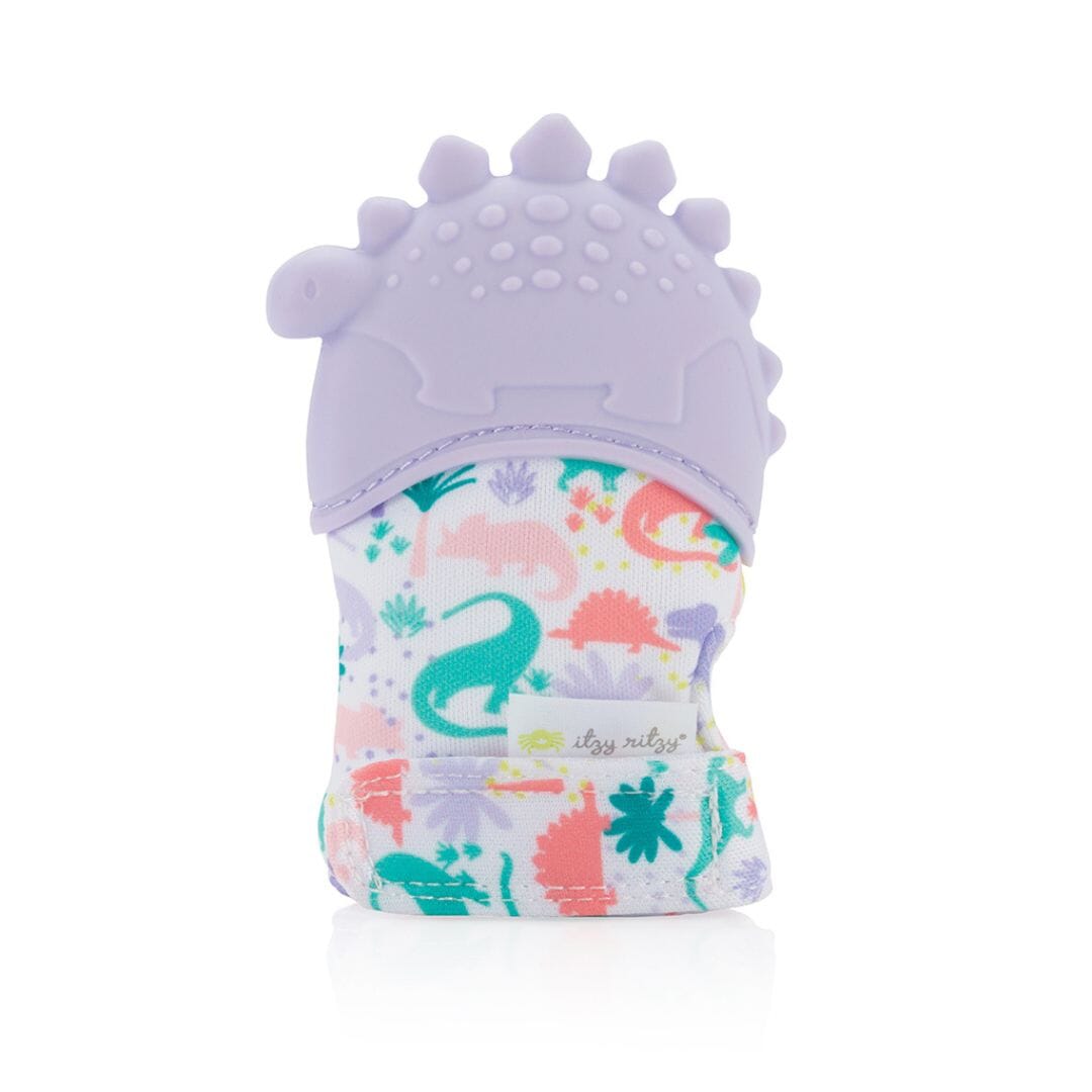 Itzy Mitt™ Teething Mittens Teething Itzy Ritzy® Lilac Dino