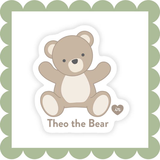 Theo the Bear Sticker