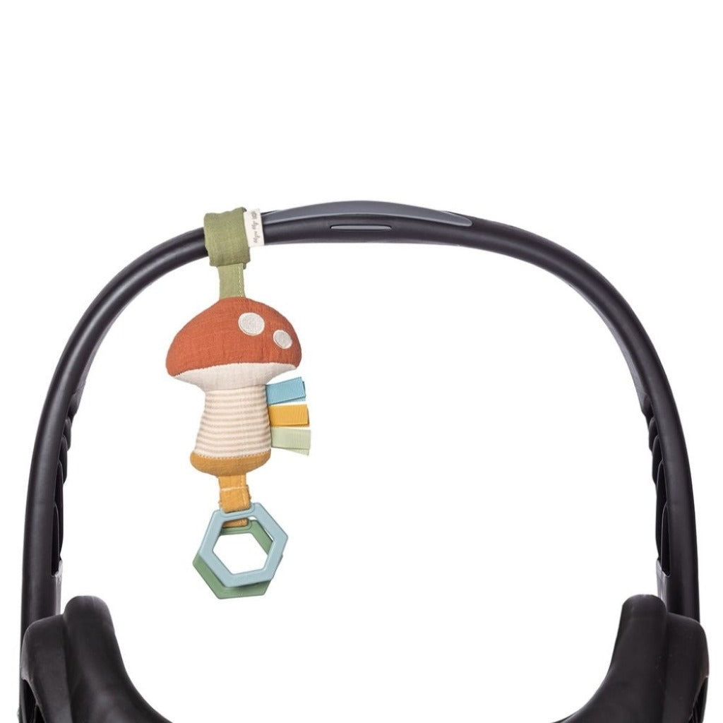 Bitzy Bespoke™ Ritzy Jingle Attachable Travel Toy Toy Itzy Ritzy Mushroom 