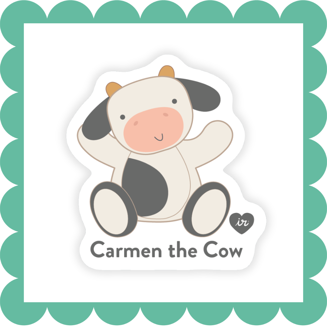 Carmen the Cow Sticker