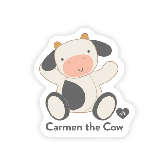 Carmen the Cow Sticker