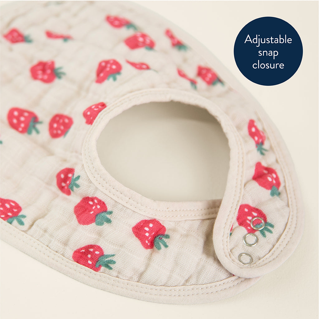 Itzy Bibs™ Strawberries & Cream