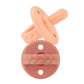 Sweetie Soother™ - Pacifier 2-Pack Pacifiers & Loveys Itzy Ritzy Apricot and Terracotta Braids