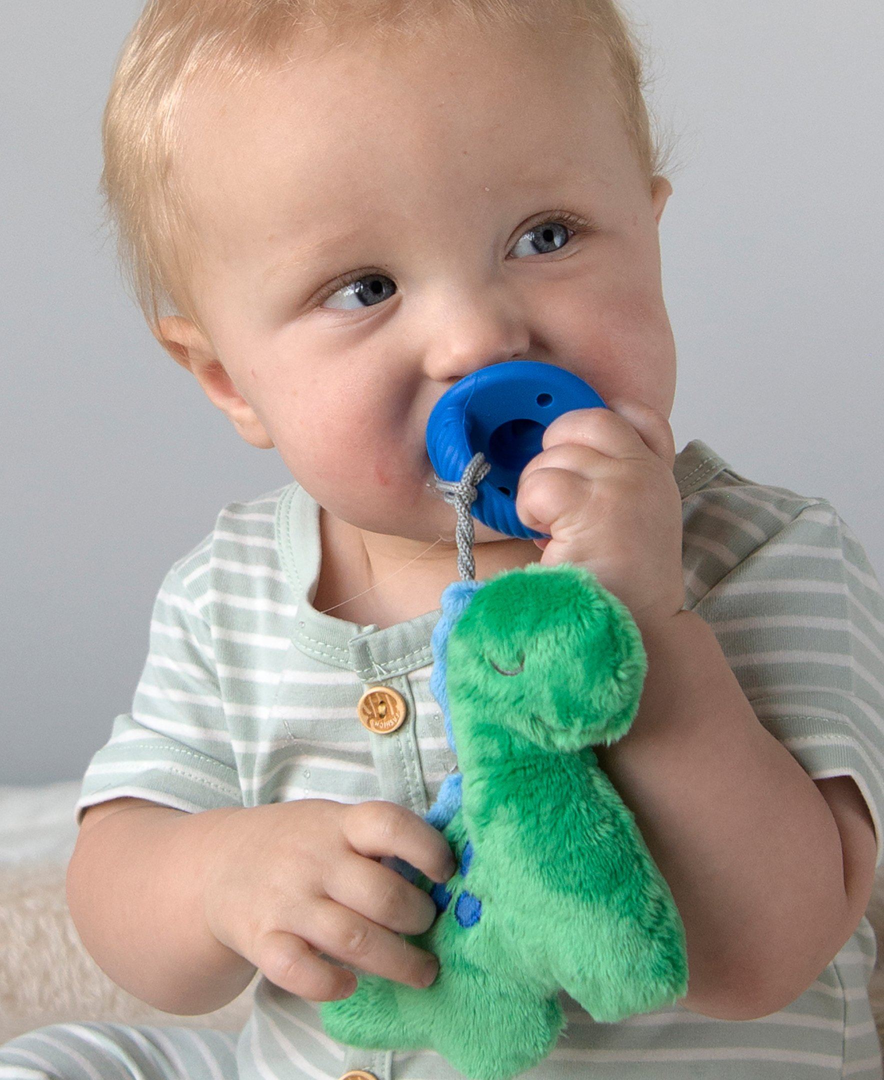 Sweetie Pal™ - Pacifier & Stuffed Animal Pacifiers & Loveys Itzy Ritzy® James the Dino