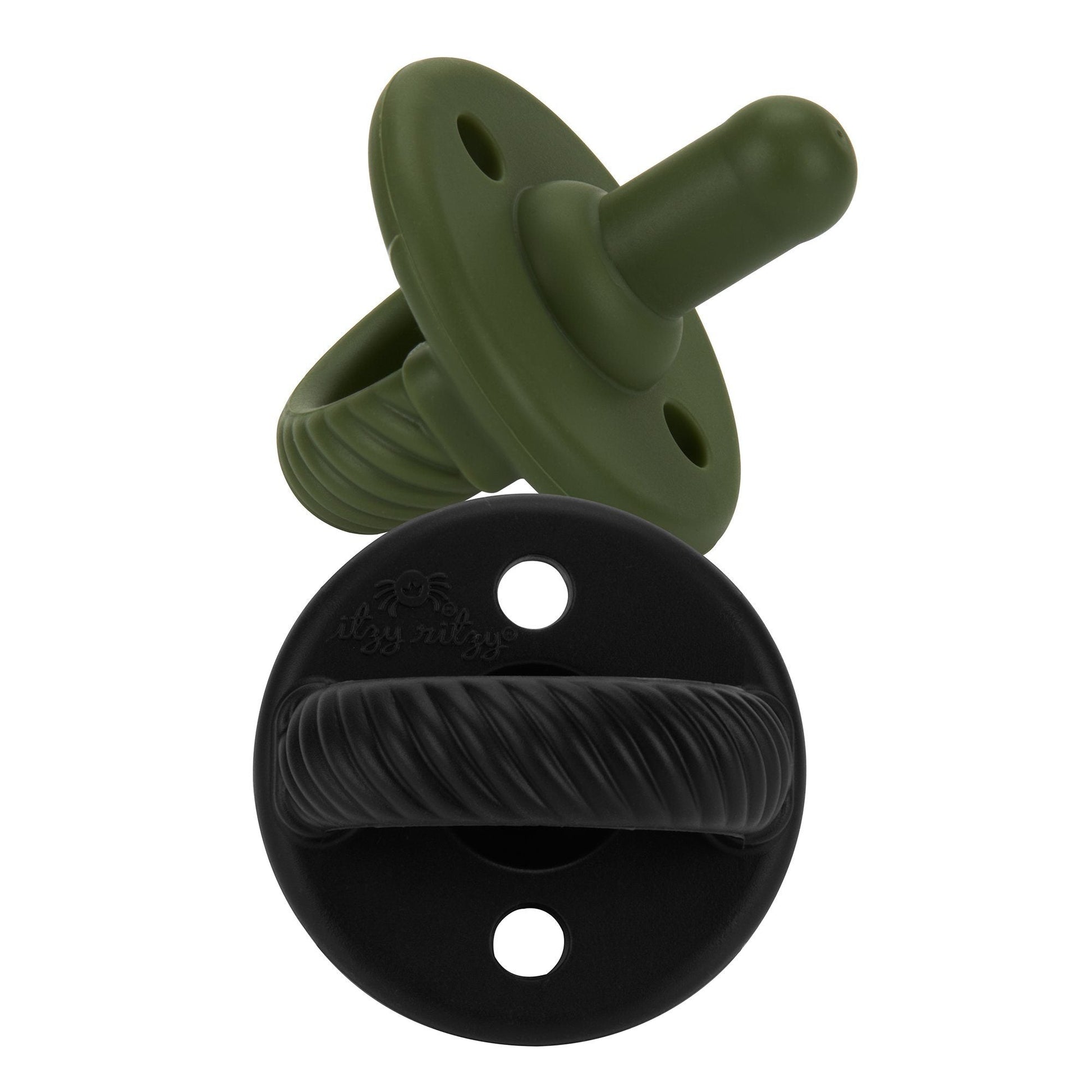 Sweetie Soother™ - Pacifier 2-Pack Pacifiers & Loveys Itzy Ritzy Camo and Midnight Cables