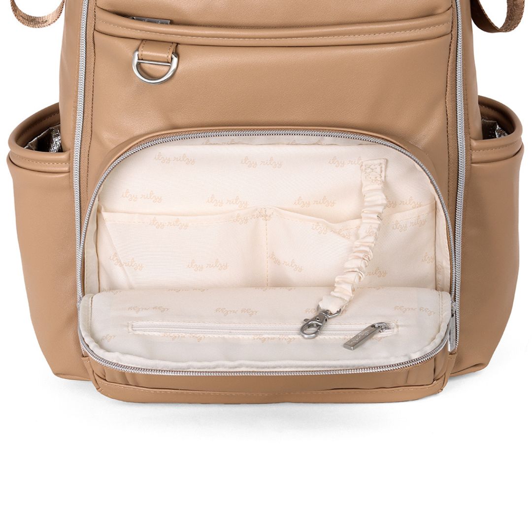 Boss Plus™ Large Diaper Bag Backpack Chai