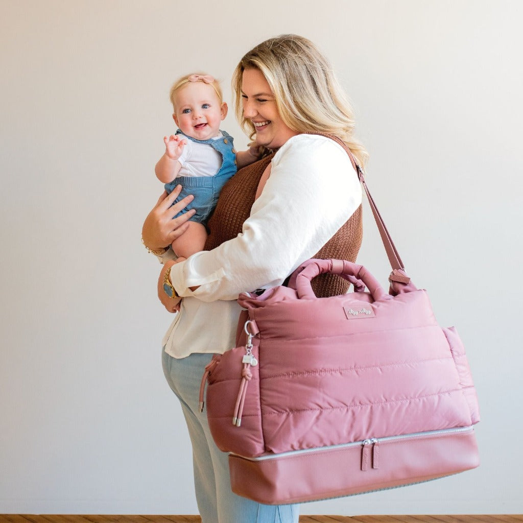 Dream Weekender™ Hospital & Travel Bag Diaper Bag Itzy Ritzy Canyon Rose