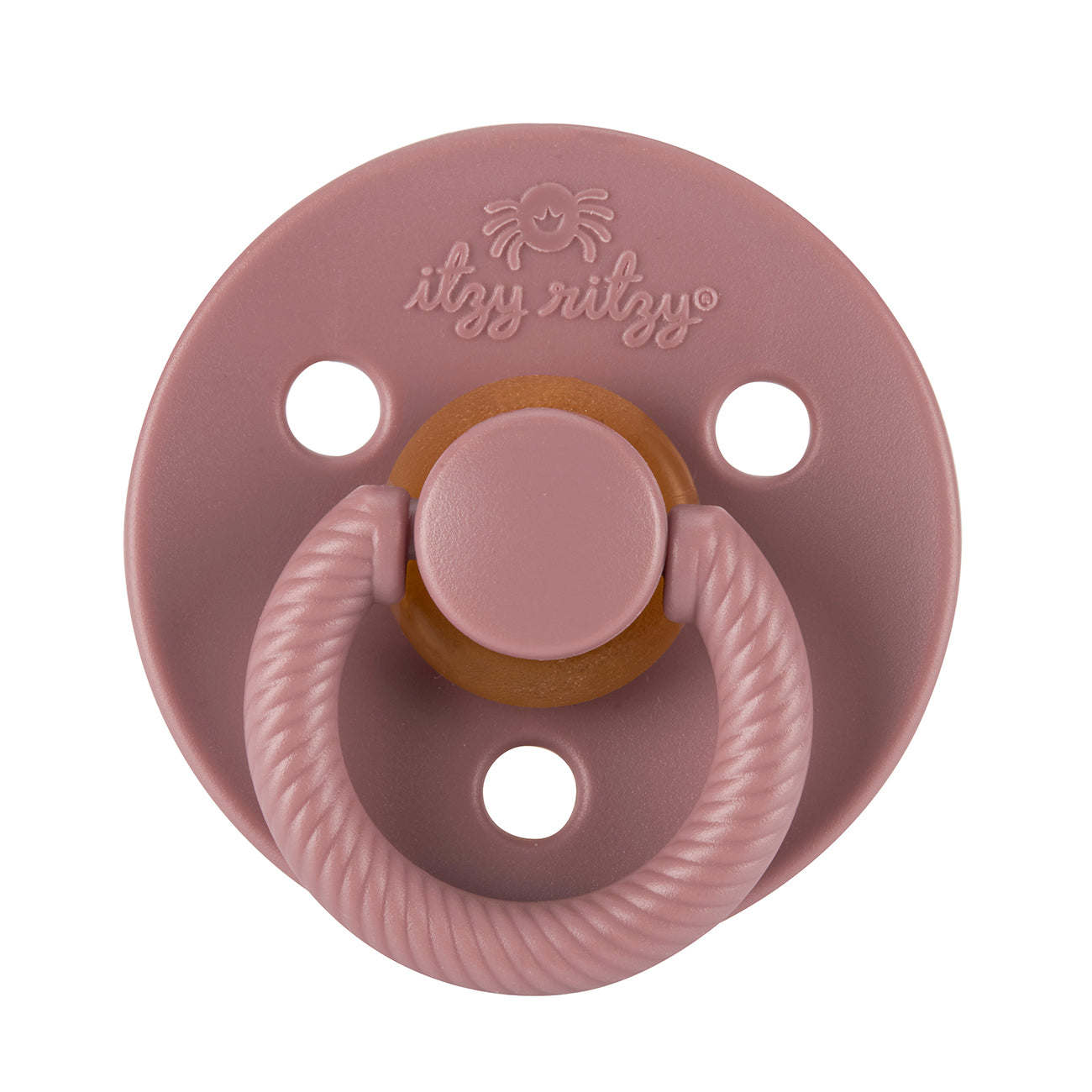 Itzy Soother™ Natural Rubber Pacifier - 6-18M Blossom & Rosewood