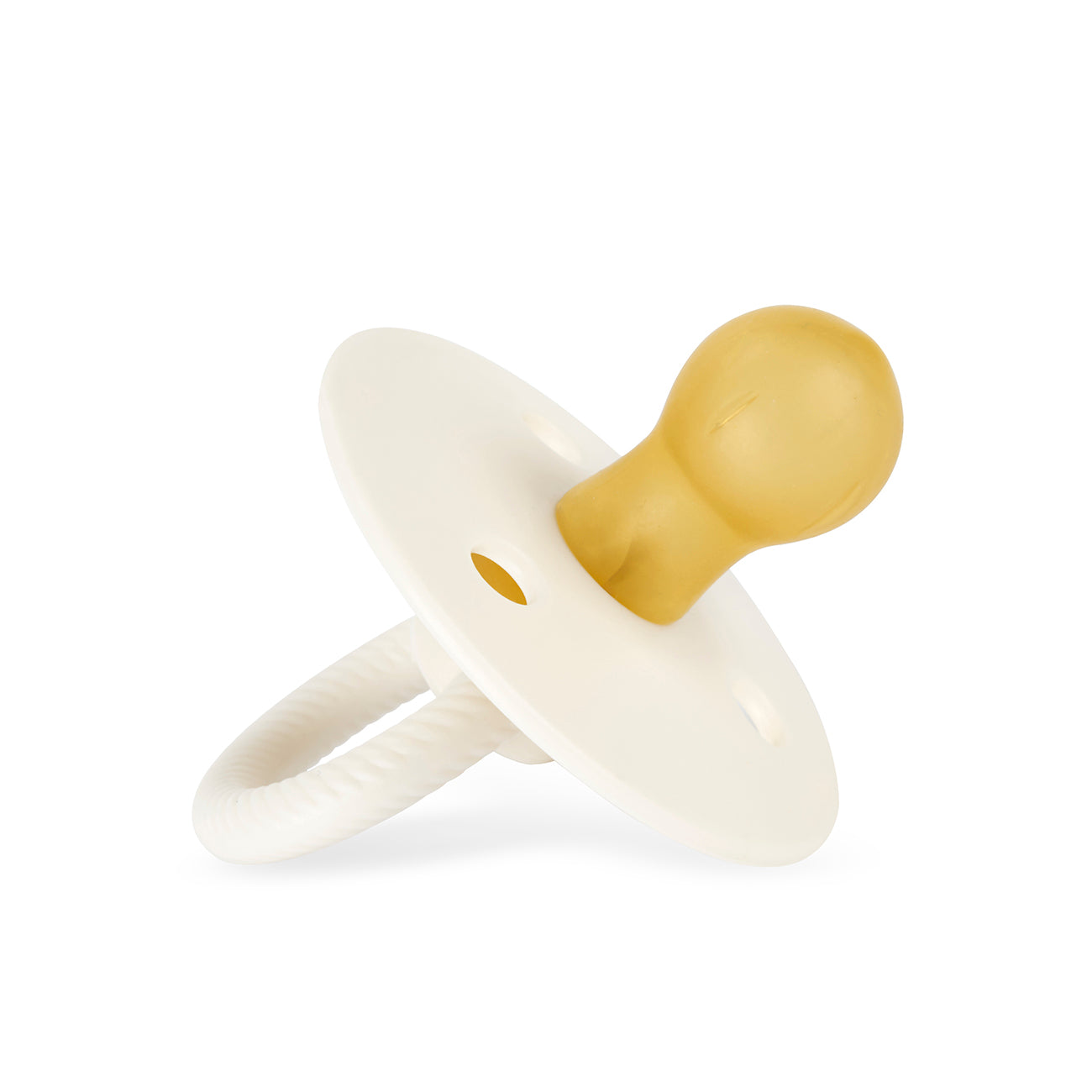 Itzy Soother™ Natural Rubber Pacifier - 6-18M Coconut & Toast