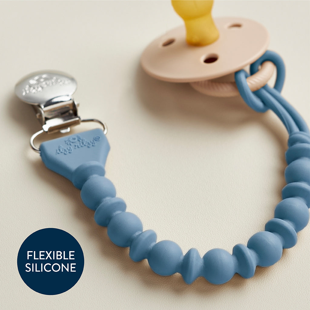 Sweetie Strap™ - Beaded Pacifier Clip Pacifiers & Loveys Itzy Ritzy Blue Beaded Clip