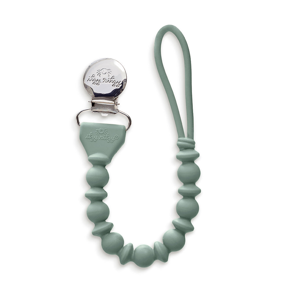 Sweetie Strap™ - Beaded Pacifier Clip Pacifiers & Loveys Itzy Ritzy Succulent Clip